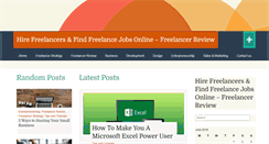 Desktop Screenshot of freelancereview.net